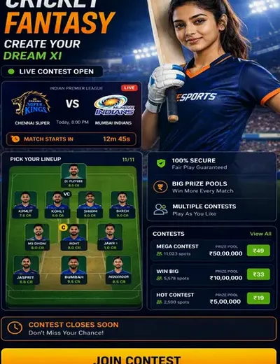 Khelx (khelx apk) fantasy cricket & matchday visual 3